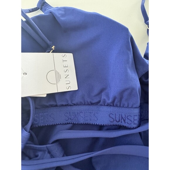 Sunsets Veronica One Piece Bathing Suit for Women Color Indigo blue Size Large - Picture 15 of 15